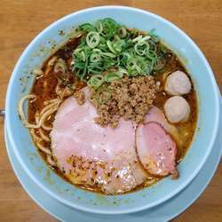 渚の担々麺(並辛･大盛)＋焼き餃子