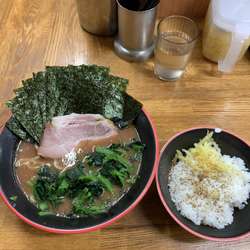 のりほうれん草ラーメン