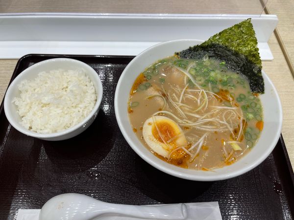 「濃厚えび醤油プレミアム」@らーめんたいざん 海老名SA店の写真