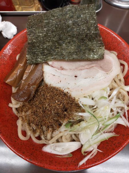 「油そば」@自家製太打麺 勢拉 行徳駅前店の写真