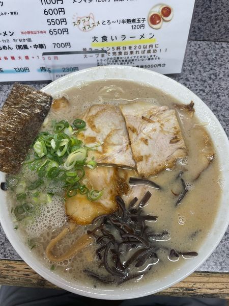 「チャーシューメン(920円)+大盛(100円)+肉玉(230円)」@大龍ラーメン 合川店の写真