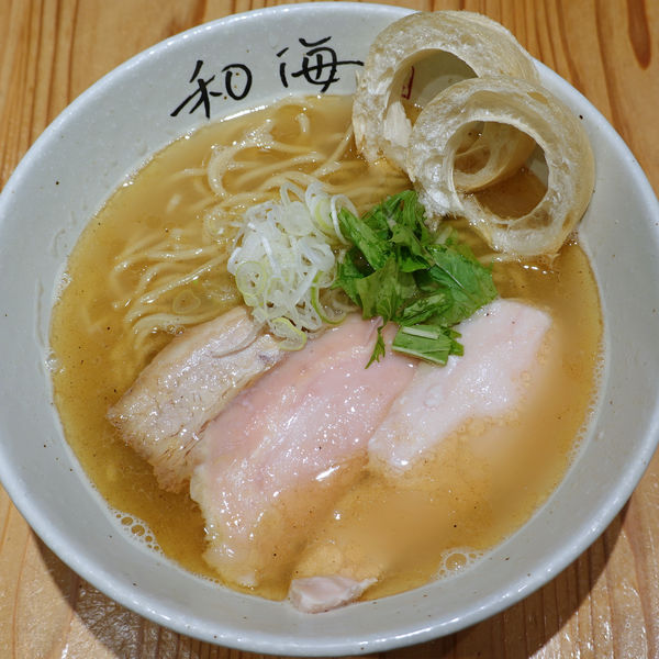 「塩らーめん 890円」@らーめん専門 和海 なんば店の写真
