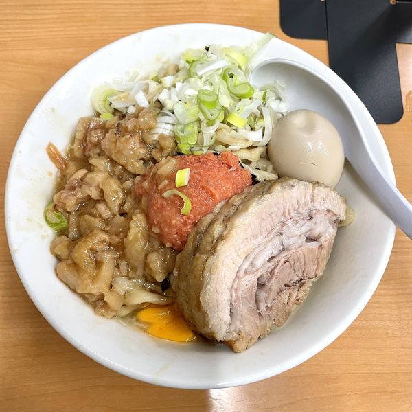 「【限定】明太油そば 大盛」@ラーメン一心の写真