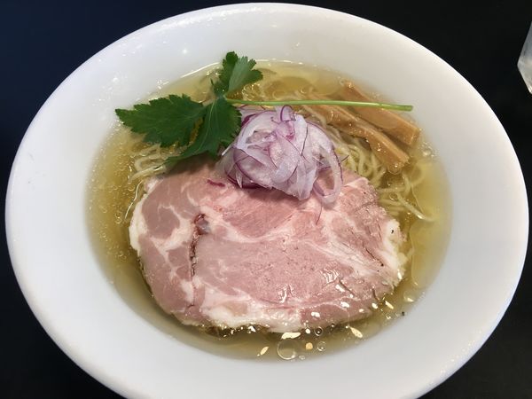 「【限定】冷たい煮干しそば」@麺牛 ひろせの写真