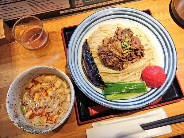 「創作つけ麺「牛すじ担担つけ麺」」@ラーメン 巌哲の写真