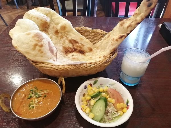 「Aセット　キーマ　　780円」@ニューデリ 本店の写真