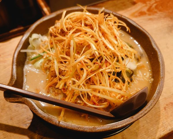 「信州味噌野菜らーめん」@蔵出し味噌 麺屋 壱正 各務原店の写真