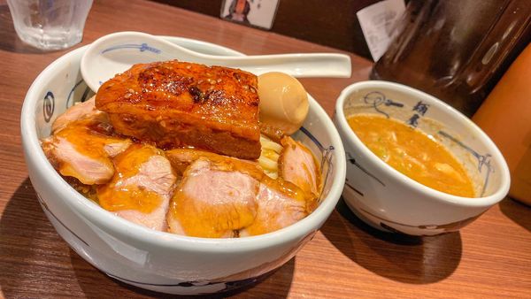 「濃厚味玉チャーシューつけ麺（2倍）¥1,580」@麺屋武蔵 浜松町店の写真