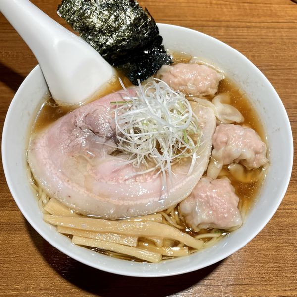 「【限定①】肉わんたんめん ￥980」@寿製麺よしかわ 川越店の写真