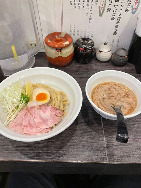 「つけ麺大盛り」@魚と豚と黒三兵 御徒町店の写真
