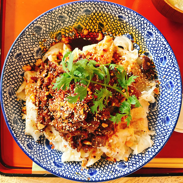 「羊肉マーラービャンビャン麺」@田燕 まるかく三  池尻大橋店の写真