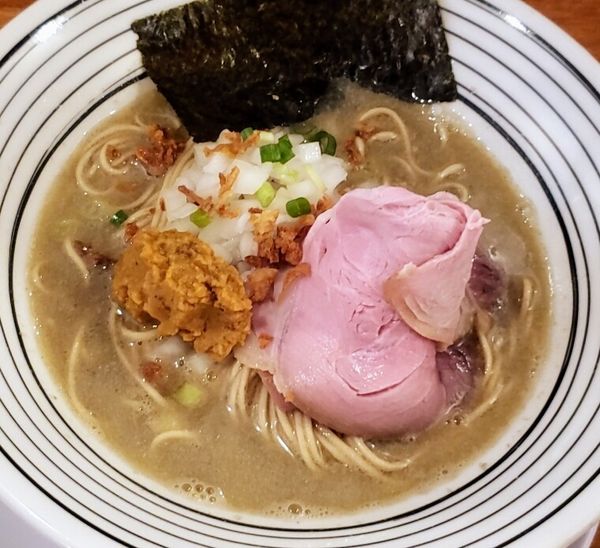 「【限定】雲丹と煮干 ￥950」@らーめん コットンポットの写真