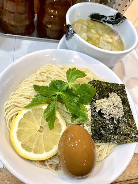 「【限定B】淡麗昆布水塩つけ麺 裏ver.」@麺屋 扇 SENの写真