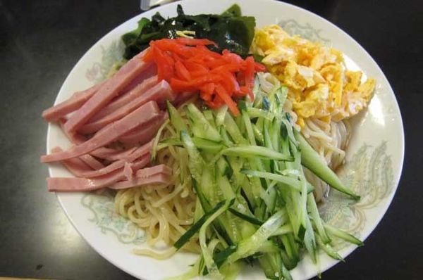 「冷やし中華　800円」@大釜 本店の写真