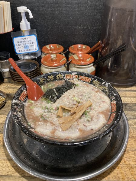 「豚骨ラーメン」@無鉄砲 東京中野店の写真