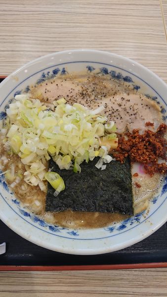 「中華そば+ネギ増し+辛味」@次念序 モラージュ菖蒲店の写真