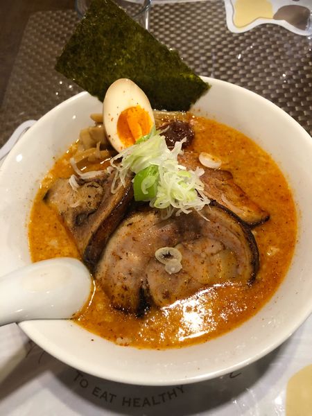 「辛味噌チャーシュー」@らぁ麺 麺道館の写真