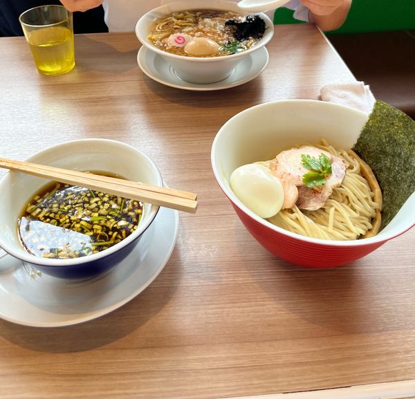 「醤油つけそば」@中華そば ムタヒロ 拝島駅店の写真