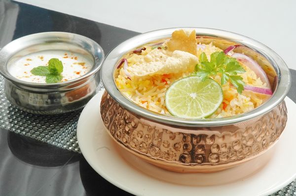 「マトンビリヤニ」@ぐんまハーブ レストラン＆バー 高崎宮元町店の写真