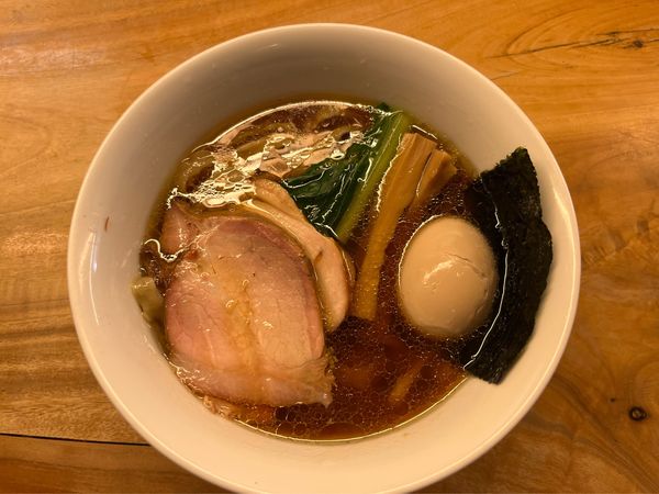 「味玉中華そば」@白河手打中華そば  一番いちばんの写真