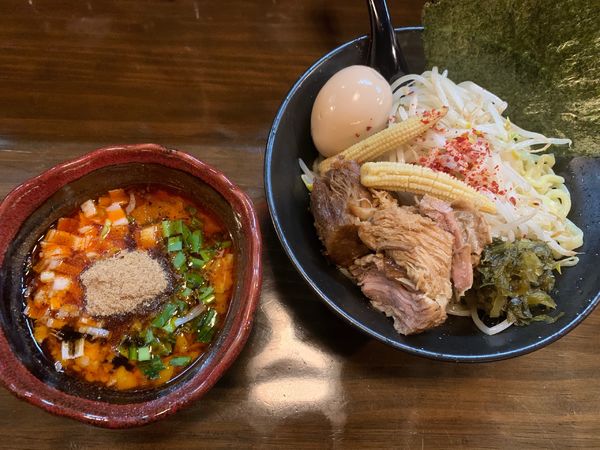 「特製から味噌つけ麺」@シビカラ味噌らー麺 鬼の目にも涙の写真