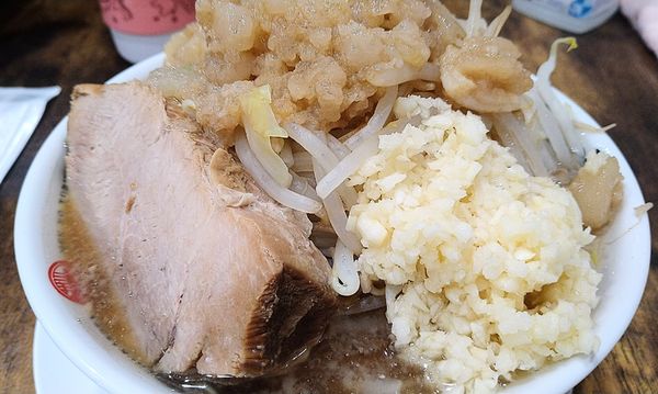 「冨二郎らーめん、全部」@自家製中華そば 麺の虜の写真