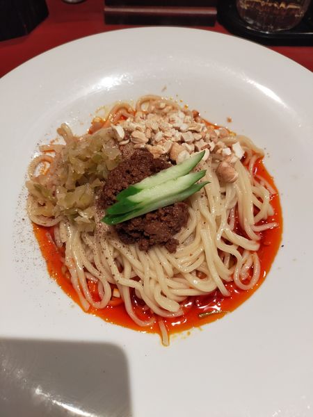 「汁なし成都担々麺」@成都正宗担々麺 つじ田 赤坂アークヒルズ店の写真