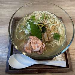 冷た〜いらーめん（塩）・塩替え玉