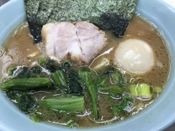 「ラーメン並」@横浜家系らーめん 武蔵家 川口店の写真