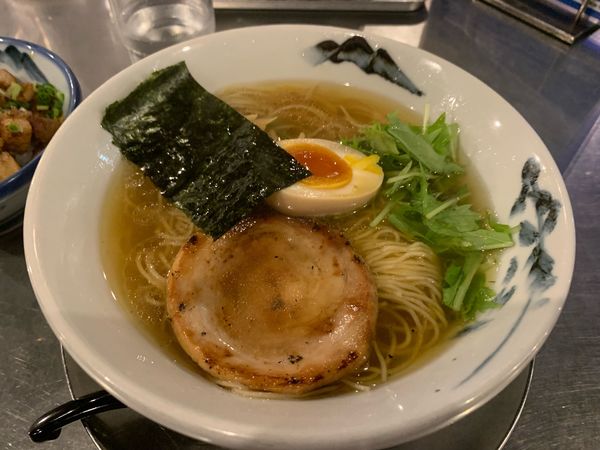 「柚子らーめん　淡麗　塩」@ZUND-BARの写真