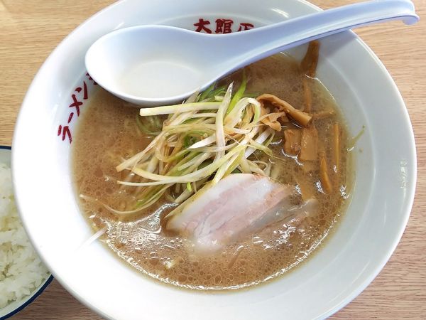 「ネギラーメン+ライス 760+100円」@ラーメンショップ 山形店の写真
