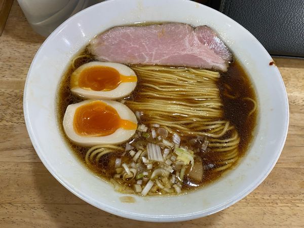 「味玉醤油ラーメン800円」@まつやの写真
