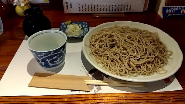 「もり（６７０円）＋大盛（１１０円）」@そば うどん 佐保多の写真