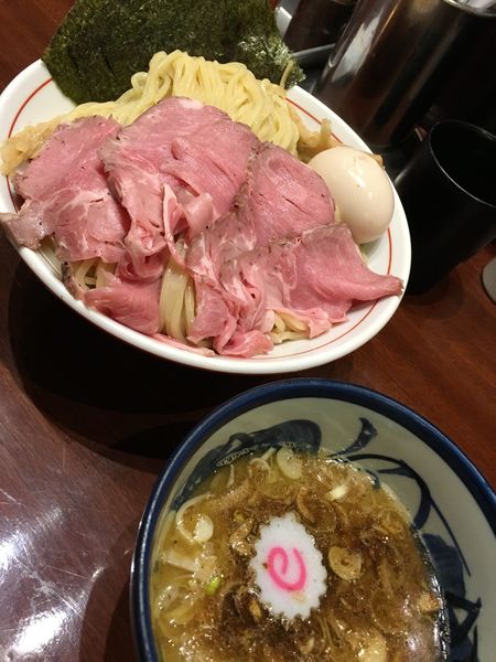 「特製つけ麺+大盛」@煮干中華そば 鈴蘭 新宿店の写真