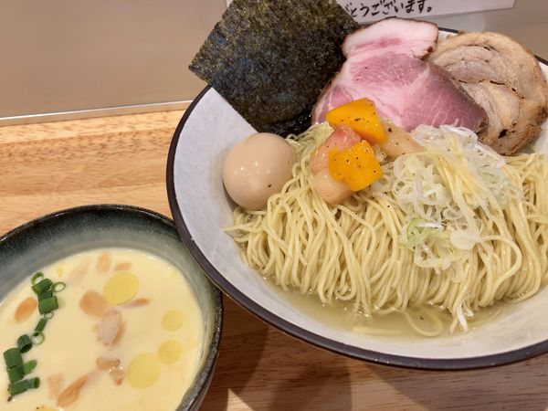 「Twitter限定(焼きもろこしと鶏の冷やしつけそば)」@中華そば ひしおの写真