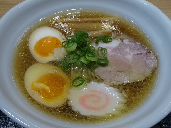 「味玉入り中華そば　950円」@焼鳥 清の写真