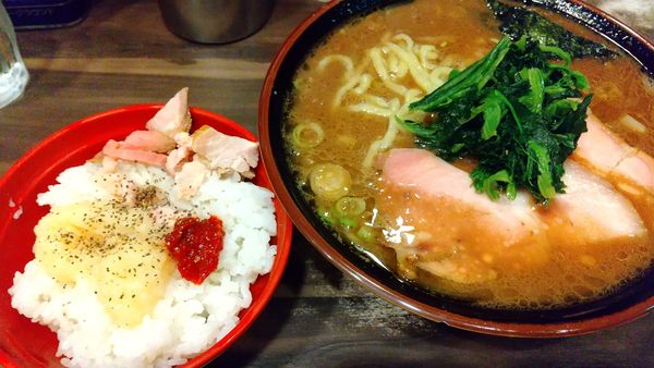 「ラーメン＋ライス（￥850+120）」@神田ラーメン わいず 神田本店の写真