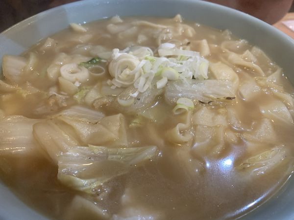 「手打ち麺」@中華園の写真
