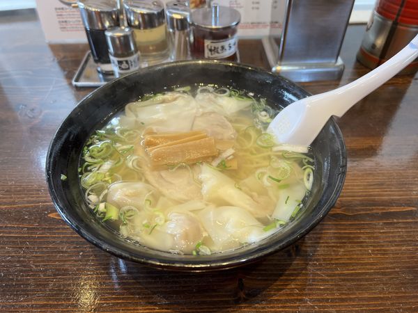 「ワンタン麺(塩)」@函館麺厨房あじさい 紅店の写真