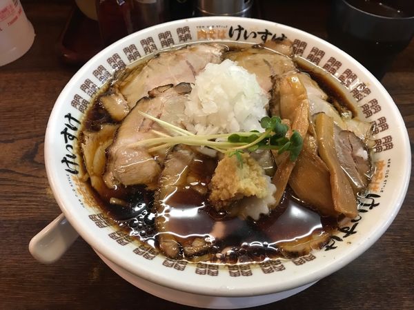 「肉そば醤油900円」@New Old Style 肉そばけいすけの写真