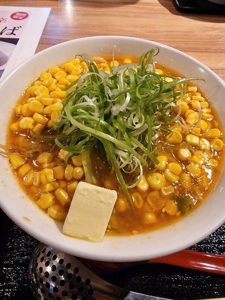 「コーンバターラーメン」@けやき 新千歳空港店の写真