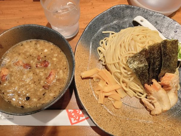 「つけ麺もつ（並）」@龍の家 板橋大山店の写真