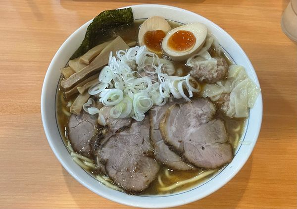 「チャーシューメン＋わんたん4個＋煮卵」@麺屋 ごとうの写真