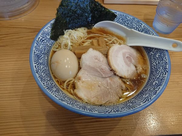 「中華そば 味玉トッピング」@中華そば 笑歩の写真