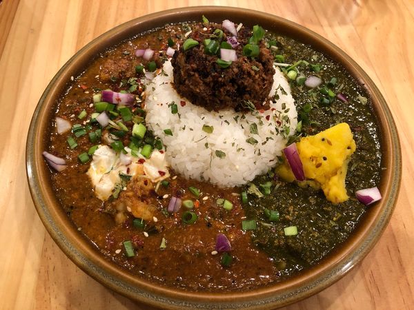 「3種盛りカレー1500」@カレー&スパイス ハナコの写真