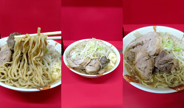 「『小ラーメン(¥800)』をヤサイ少なめニンニクで…」@ラーメン二郎 一橋学園店の写真