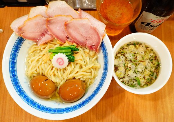 「SPつけ麺＋スーパードライ小瓶」@MENクライの写真