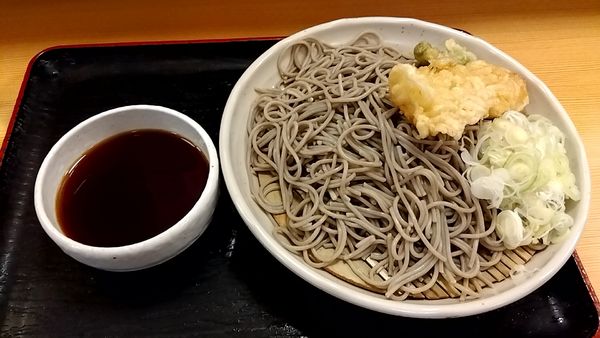 「冷しいか天(520円)」@越後十日町そばと地酒の店 がんぎ 三田店の写真