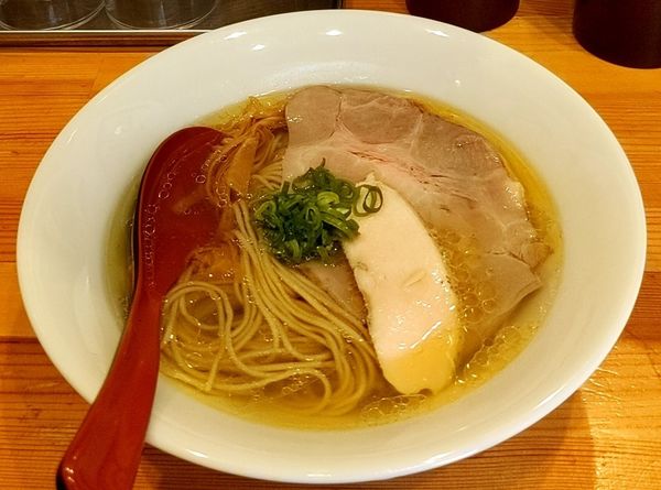 「塩そば」@自家製麺 竜葵の写真