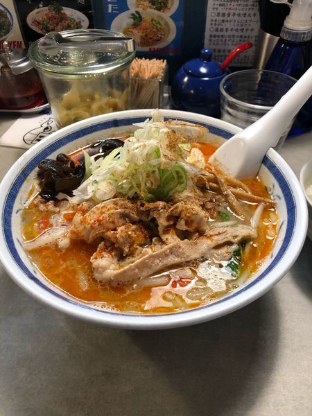 「薬膳味噌　中辛　850円」@ラーメン・餃子 ハナウタの写真